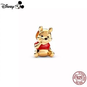 New Sterling Silver 925 Winnie The Pooh bracelet / necklace Charm